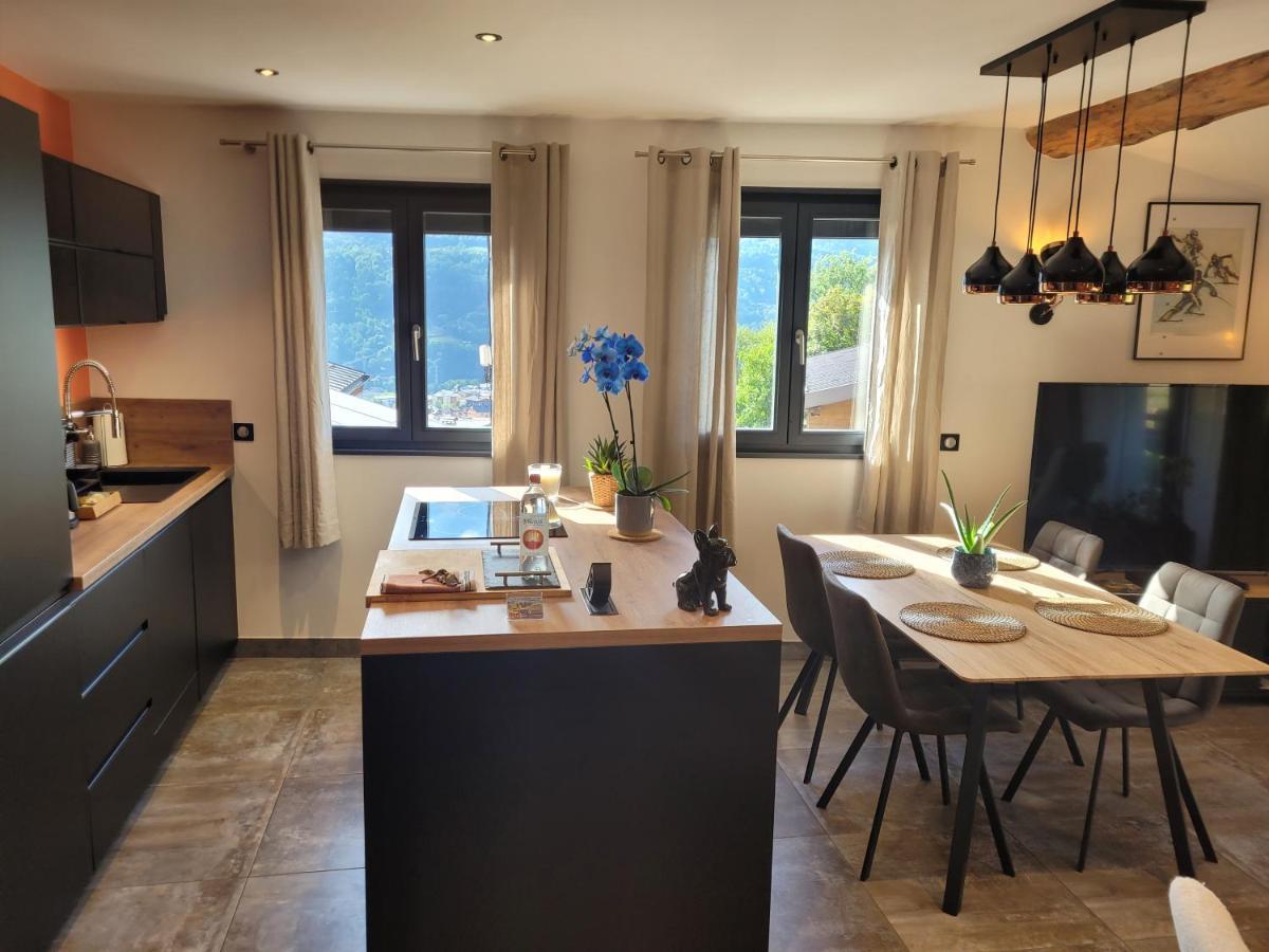 Giteduruisseau73, Heart Of French Alps Paradiski, Maison Entiere 80M2 Au Calme, 2 Chambres 2 Salles De Bain Avec Terrasse Et Garage 圣莫里斯堡 外观 照片