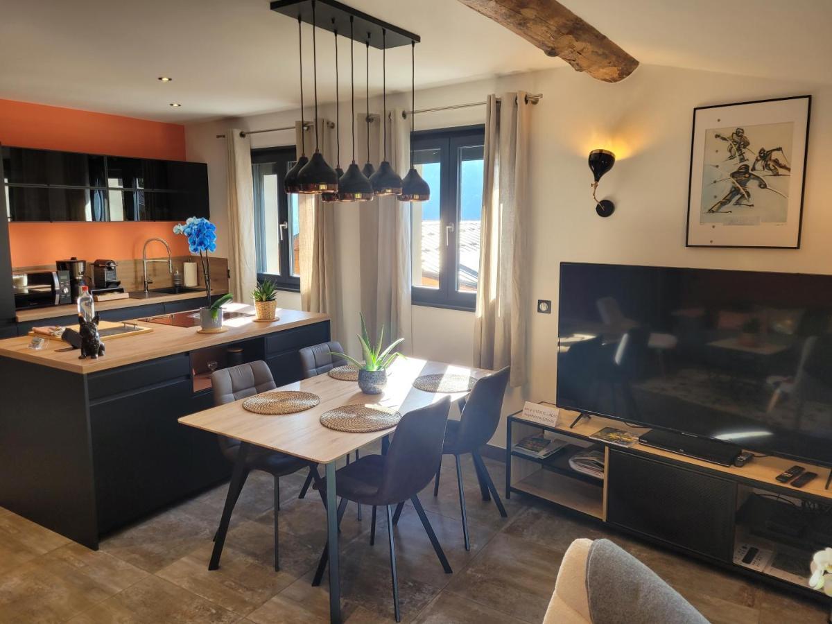 Giteduruisseau73, Heart Of French Alps Paradiski, Maison Entiere 80M2 Au Calme, 2 Chambres 2 Salles De Bain Avec Terrasse Et Garage 圣莫里斯堡 外观 照片